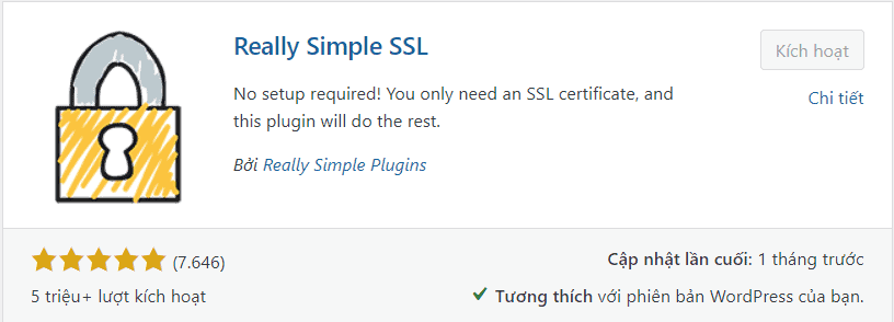 Tải Plugin Really Simple SSL